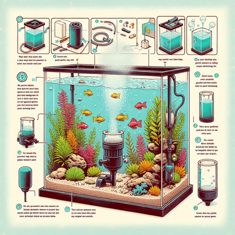 Setting up Sponge Filters for Small Tanks